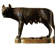 Louve allaitant Romulus et R�mus
